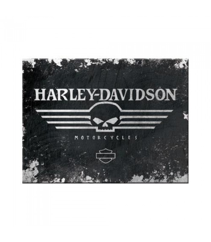 Магнит Nostalgic-Art "Harley-Davidson Skull Logo" (14300)